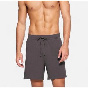 Skims Jersey Lounge Relaxed Short Mens M Gray Pull On Casual Pockets Drawstring